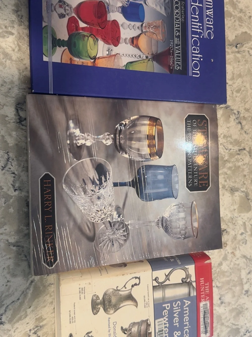Silver & Glass Reference Book - Blue and Gold price book